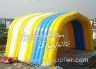 Rental Yellow Sealed Inflatable Outdoor Tent Car Airproof Marquee , ASTM EN71 Toys