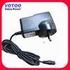 3 Pin Uk Plug CCTV AC DC Power Adapter , 12V 1A Transformer 3.5mm x 1.35mm