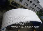 PVC Vinyl White Inflatable Giant Tent / Inflatable Marquees Fire-Resistant
