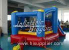 Mini Moonwalk Commercial Inflatable Bouncers House PVC For Residential , ASTM F963