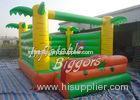 EN14960 EN71 Vinyl Inflatable Bounce Houses Jungle For Kids Parties