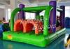 Vinyl Outdoor Inflatable Obstacle Course Moonwalk Bouncers , HR4040 UL