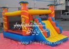 PVC Commercial Inflatable Bouncers Tropical Air Jumper , Kindergarten Inflatable Bouncers Rentals