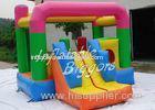 Brazil Mini Commercial Inflatable Bouncy House With Slide , Puncture-Proof