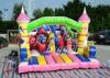 Tarpaulin Indoor Kids Inflatable Slides Obstacles For Amusement Park