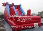Red Spider Man Kids Inflatable Slides CE UL , Large Inflatable Slides