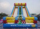 Adults Slippy Kids Inflatable Slides / Bouncy Slide , Beach Party Inflatables