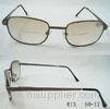 No Line Bifocal Reading Glasses 2.75 , Stainless Steel Full Frame Reading Glasses
