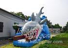 Outdoor Commercial Kids Inflatable Slides Rental Huge Shark For Festival Activity
