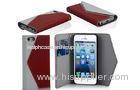 Envelope Style iPhone Leather Wallet Cell Phone Case With Credit Card Slot