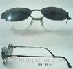 Classic Black Color Eyeglass Frames With Clip On Sunglasses , Spectacles Frames For Boys