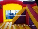 Kids Party Yellow Inflatable Bounce House Moon Jumping With Fire-Resistant