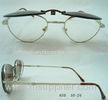 Light Stainless Steel Eyeglass Frames With Clip On Sunglasses , Optical Frame Ready Stock