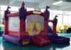 Double Stitch Purple Inflatable Bounce House Princess , Brazil PVC Bouncy House Castle
