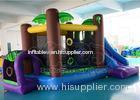 CE PVC Jungle Inflatable Blow Up Bounce House Slide , Inflatables For Party Rentals