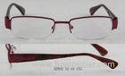 French Metal Optical Frames For Men , Popular Colorful Rectangular , Demo Lens
