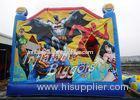 Batman Slide Inflatable Bounce Houses Combo , Commercial Moonwalk Jumper