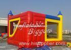 PVC Red Inflatable Combo Fun House For Kids Birthday Party Centers