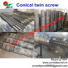 51/105 conical twin screw barrel 65/132 twin extrusion machine