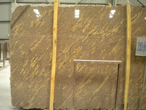 Polished large marble slab YL-03