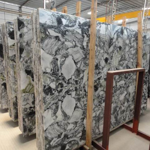 Polished large marble slab YL-06