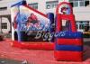 Commercial Spiderman Combo Inflatable Bouncer With Slide , Puncture-Proof