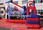 Commercial Spiderman Combo Inflatable Bouncer With Slide , Puncture-Proof