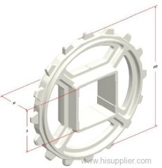 Plastic Modular conveyor Belt 2800C pitch 25mm