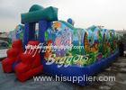 Indoor / Outdoor Mini Inflatable Fun City PVC With HR4040 EN14960