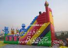 UL CE Giant Inflatable Fun City Tarpaulin , Rental Inflatable Amusement Park
