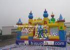 Blue Commercial Inflatable Fun City PVC For Kindergarten Playground Inflatables