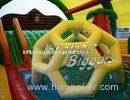 School Yellow Inflatable Fun City / Inflatable Kids Games , 100lbs - 5000lbs