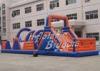 Residential PVC Red Inflatable Obstacle Course CE UL For Birthday Party