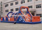 Residential PVC Red Inflatable Obstacle Course CE UL For Birthday Party