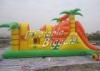 Residential Kids Fun Inflatables Obstacle Course Vinyl Fire-Resistant Vinyl