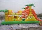 Residential Kids Fun Inflatables Obstacle Course Vinyl Fire-Resistant Vinyl