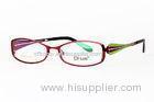 Red And Green Dixon Optical Frames For Ladies , Latest Spectacle Frames For Women