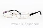 Full Rim Metal Dixon Optical Frames For Girls , Silver And Black Oval Shaped
