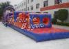 Adult Blue Inflatable Obstacle Course EN14960 For Commercial Promotion