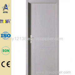 wooden single panel melamine door