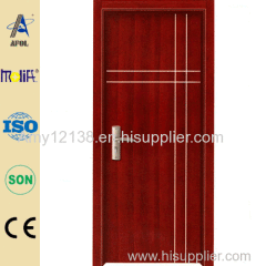 wooden single panel melamine door