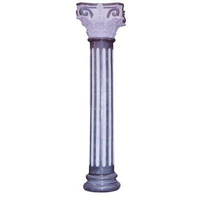 Outdoor Large Handcarved Granite Pillar