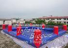 Outdoor Rental Inflatable Sports Games Puncture-Proof , PVC Inflatable Football Field