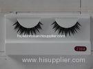 Criss Cross Handmade False Eyelashes , Pink Fake Lashes For Party Makeup