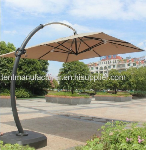 square cantilever sunshade umbrella