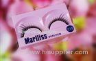 Tip Mellow Thick Diamond False Strip Eyelashes , Fake Crystal Lashes