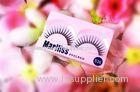 Durable Natural Criss Cross Glitter False Eyelashes With Customized Logo