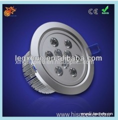 9x3w High power round led downlight