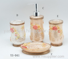 bathroom set, bathroom accessory,polyresin bathroom set, ceramic bathroom accessory