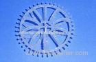 145mm PP / PVC Teller Rosette Ring , Heat Resistant Plastic Random Packing